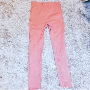 Fabletics Mauve High waisted Leggings W/ Cutouts